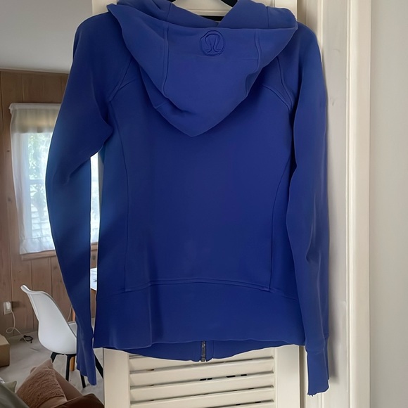 Lululemon scuba full zip hoodie blue size 6 - Picture 2 of 11